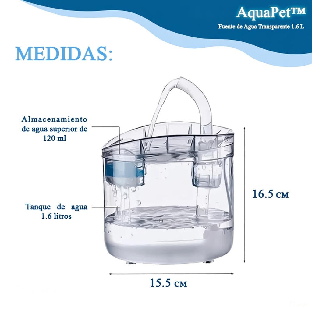 AquaPet™ - Fuente Automática de Agua para Mascotas